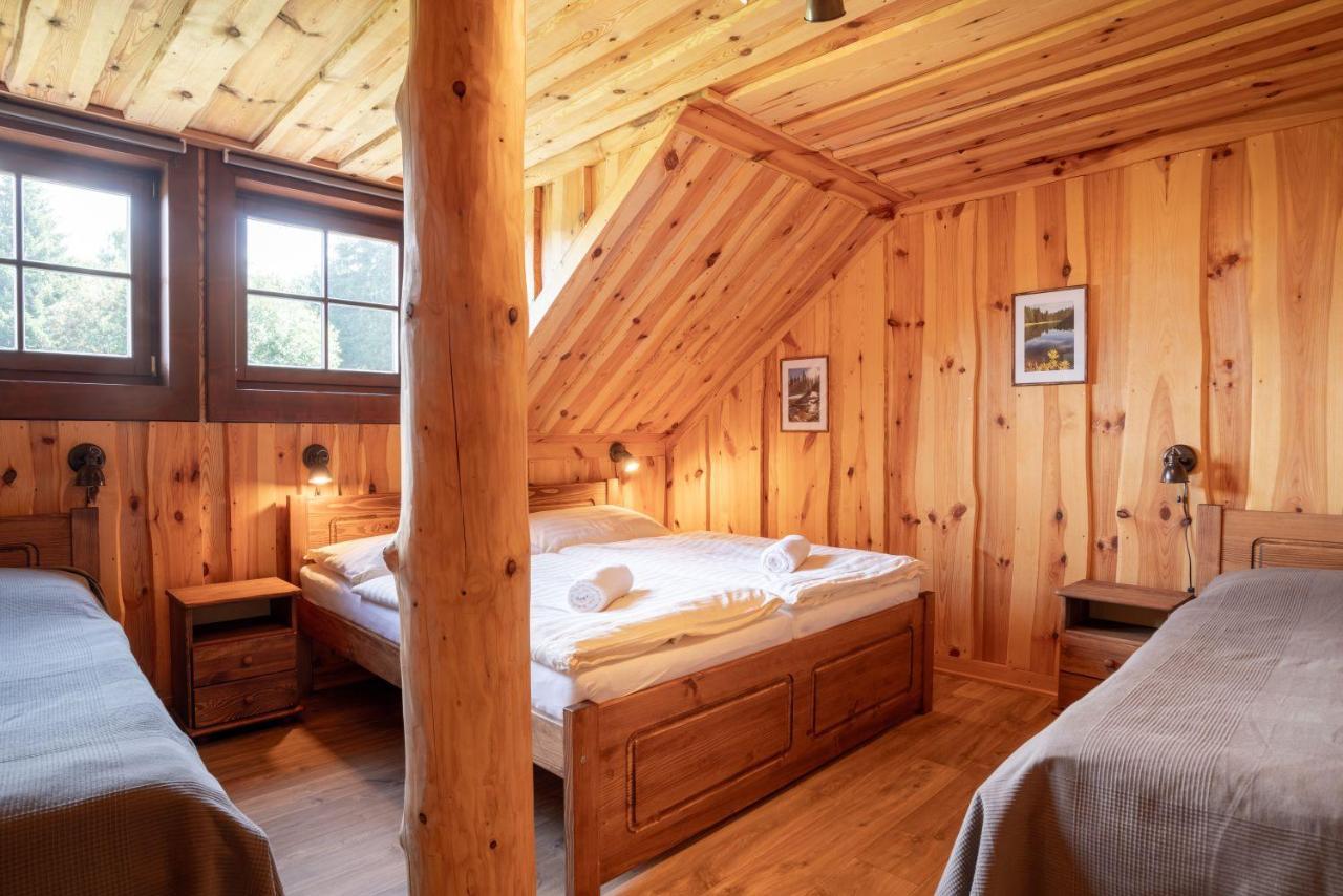 Apartmány Srub Výtoňka Lipno Přední Výtoň Esterno foto